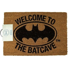 Batman Welcome To The Bat Cave Door Mat - Brown - One Size