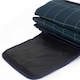 image 4 of Luxury Blue Tweed Picnic Blanket | Blue | Blue