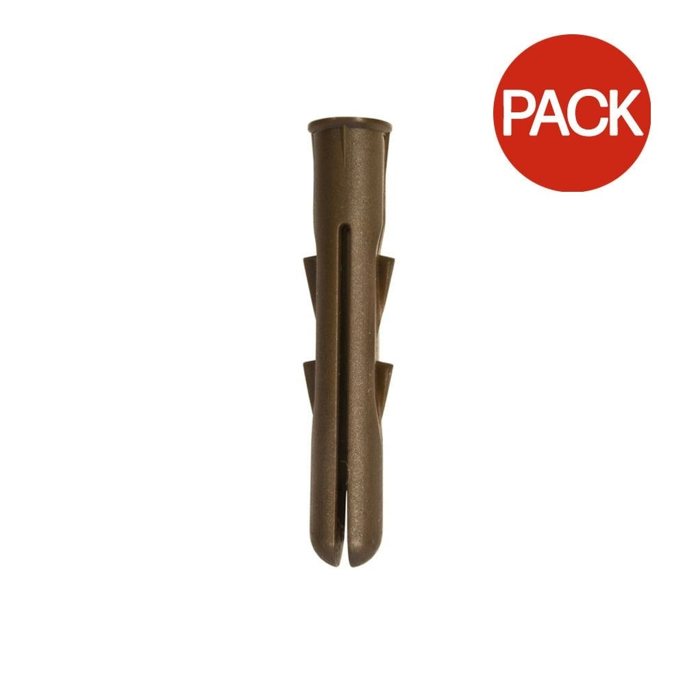 Securfix Heavy Duty Wall Plugs (Pack of 300) - Brown - One Size