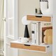image 5 of SoBuy FRG92-WN,Floating Shelf Wall Shelf with Drawer | White | White | 1