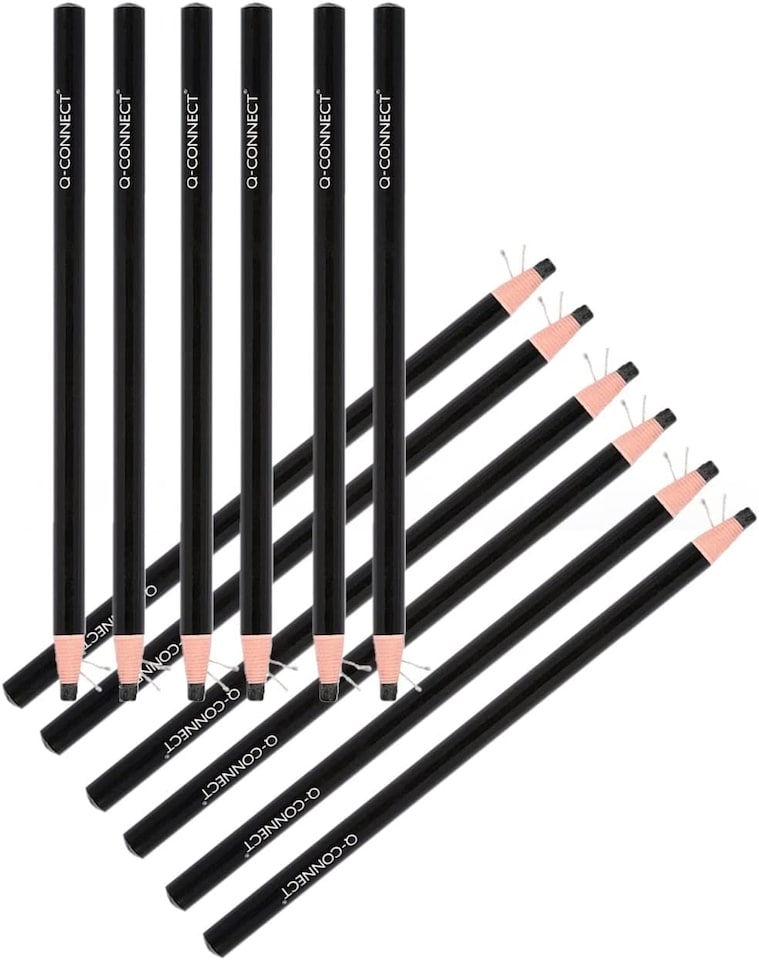 image 1 of Pack of 12 Black Chinagraph Pencils