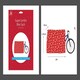 image 2 of Christmas Bike Bag Wrap Extra Large Sack Universal Bicycle Snowflake 2M x 1.45M