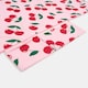 image 4 of OHS Cherry Print Microfibre Quick Dry Spa Bath Beach Chair Cover Towel Bag Pink