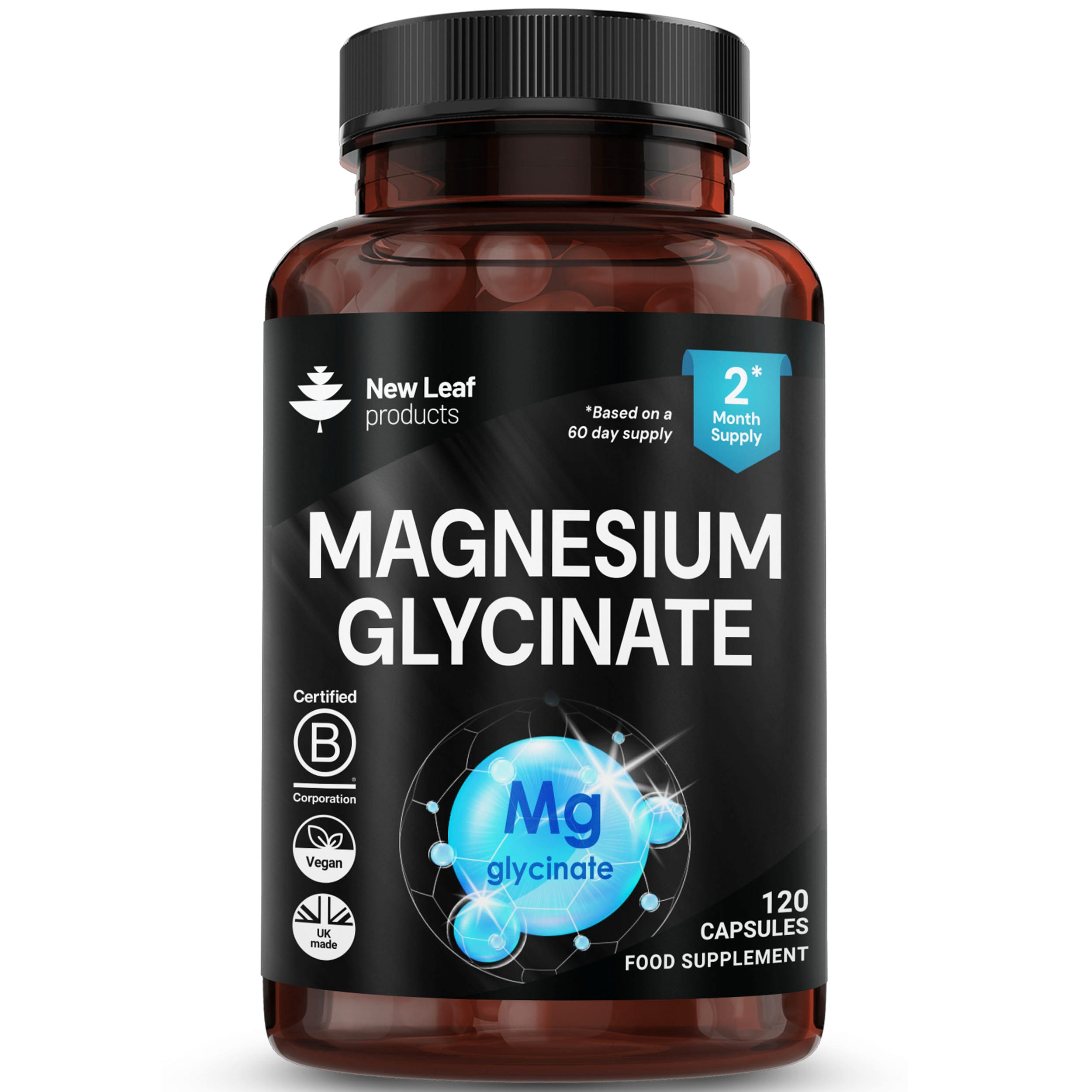 Magnesium Glycinate High Strength Capsules 1040mg