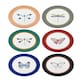 image 1 of Blossom Collection Porcelain Dinner Plates (Set of 6)