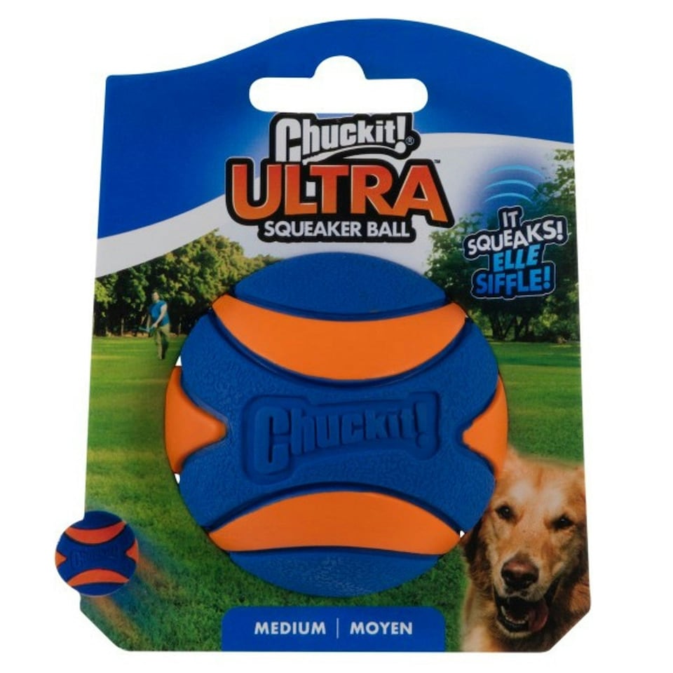 image 1 of Chuckit! Ultra Squeaker Ball Dog Toy - Medium