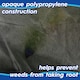 image 2 of Harbour Housewares 50gsm Weed Control Fabric - 3M x 10M (3 Rolls) White