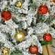image 9 of HOMCOM 5ft Snow Flocked Artificial Christmas Tree w/ Realistic Branch Tips