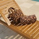 image 4 of OHS Leopard Beach Bolster Neck Back Support Pillow