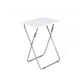 image 9 of Lightweight Portable Folding Snack Laptop TV Tray Table Desk | White