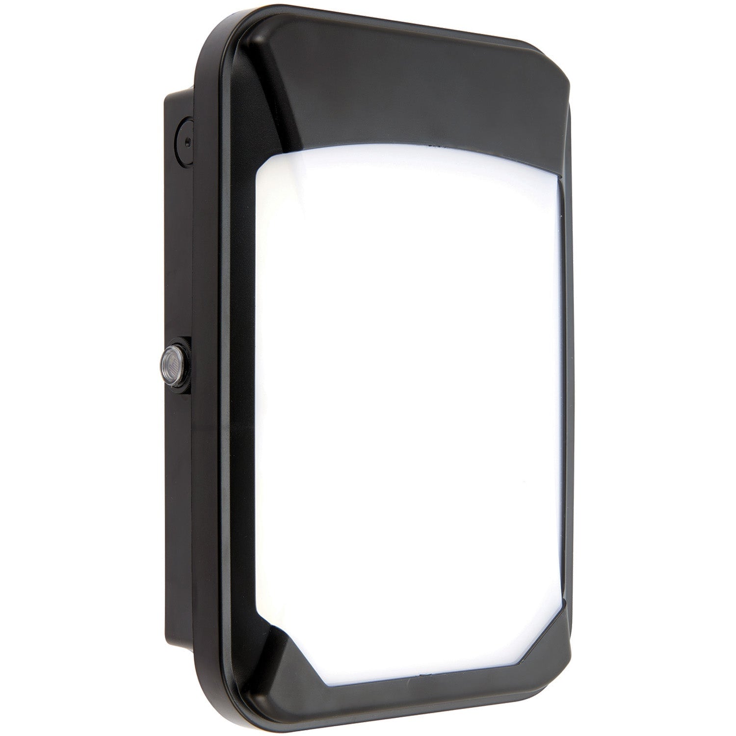 Loops Outdoor IP65 Commercial Bulkhead Wall Light - Cool White LED - Photocell Sensor