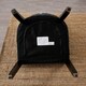 image 6 of Set of 6 Velvet Dining Chairs Ergonomic Scoop Knockerback & Button Tufted Wood Legs Grey | Dark Grey