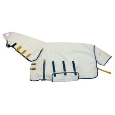 Shires Highlander Plus Sweet-itch Horse Combo Rug - White - 69in