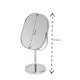 image 3 of Showerdrape Nikon 3x Magnifying Chrome Oval Vanity Mirror