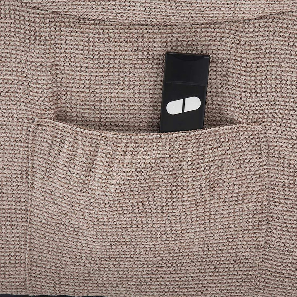 image 1 of Harrogate Single Motor Electric Rise Recliner Fabric Lift Riser Chair (Brown)