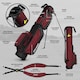 image 3 of Lyle & Scott Gleneagle 5.3'' Golf Bag | Red | Fion Red
