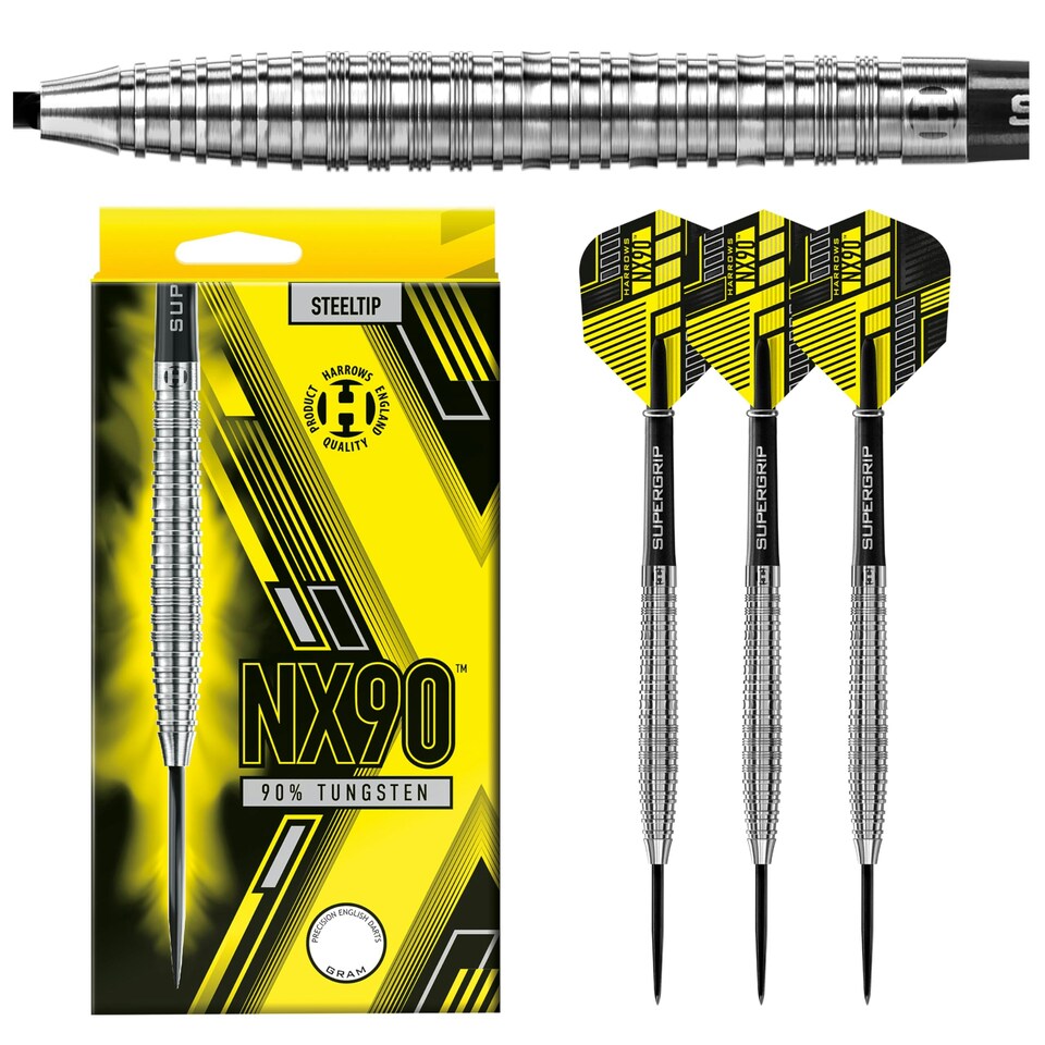 Harrows NX90 90% Tungsten Darts -  - 22g - Darts - BD83822