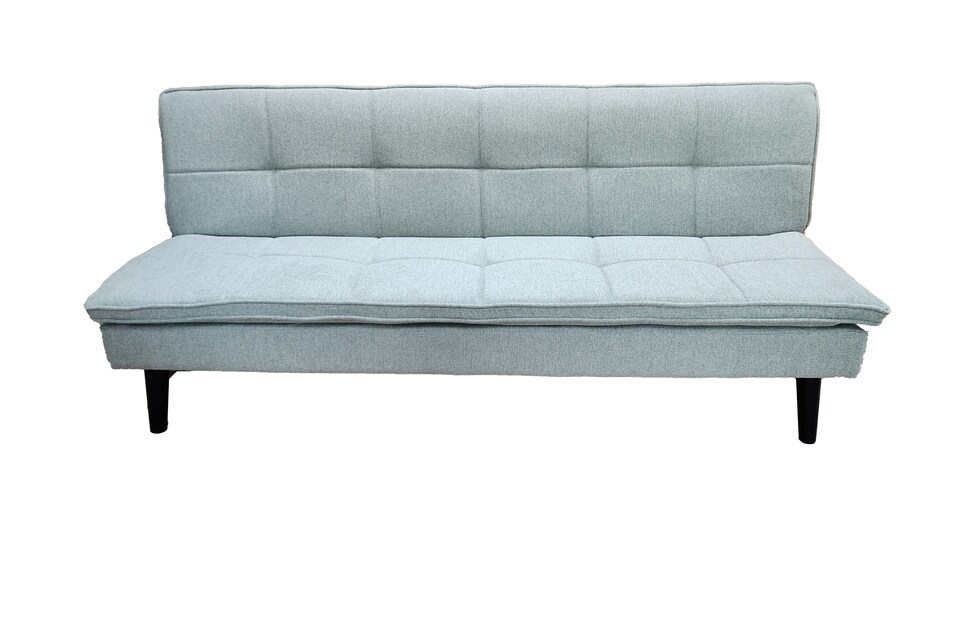 image 1 of The Fermo 2 Seater Sofa Bed in Grey, Silver or Navy | Silver | One Size