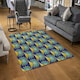 image 2 of Egyptian style motif (Rug) Blue | Small: 60x110cm