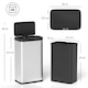 image 7 of HOMCOM 45L Sensor Bin, Stainless Steel Kitchen Bin with Automatic Close