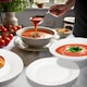 image 2 of 16 Piece Dinner Set Plain White Dinnerware Plates Mugs Home Tableware