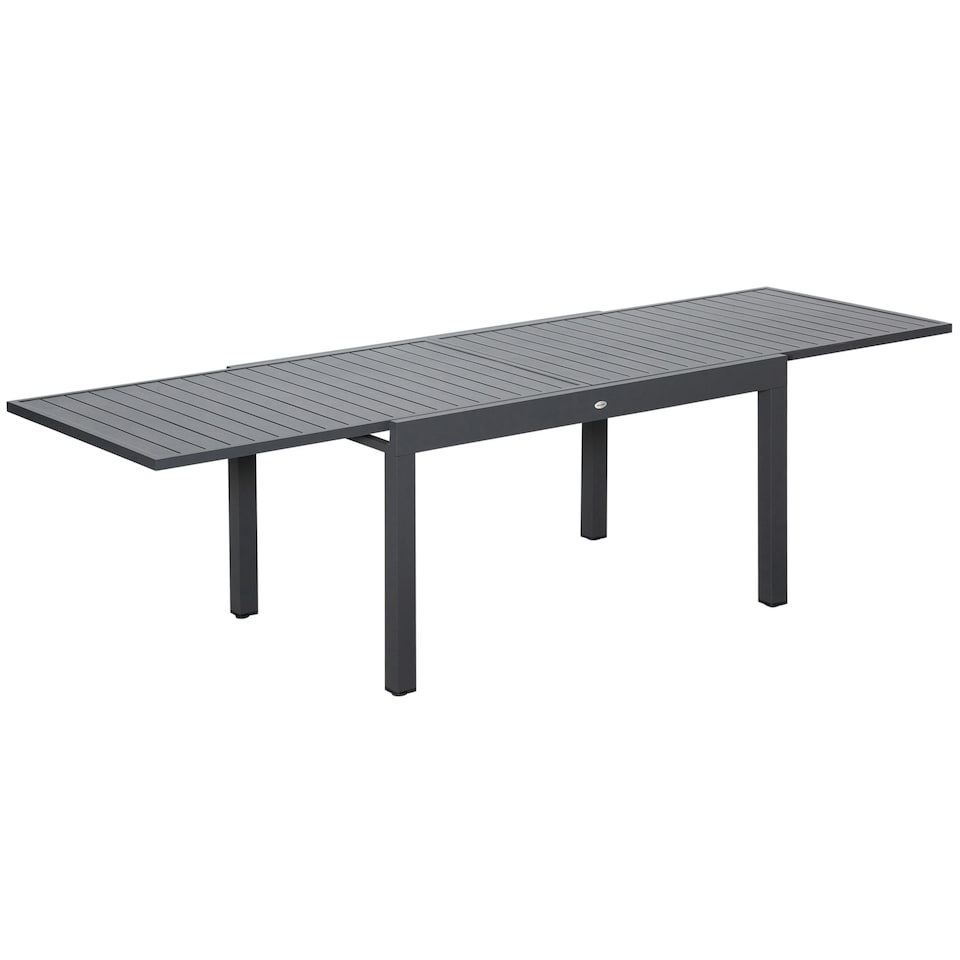 image 1 of Outsunny Extendable Garden Table 10 Seater for Lawn Balcony Patio