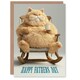 image 1 of Fathers Day Chonk Tea Rocking Chair Fun Man Dad Card