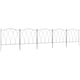 image 1 of Outsunny 5PCs Decorative Garden Fencing Metal Border Edging