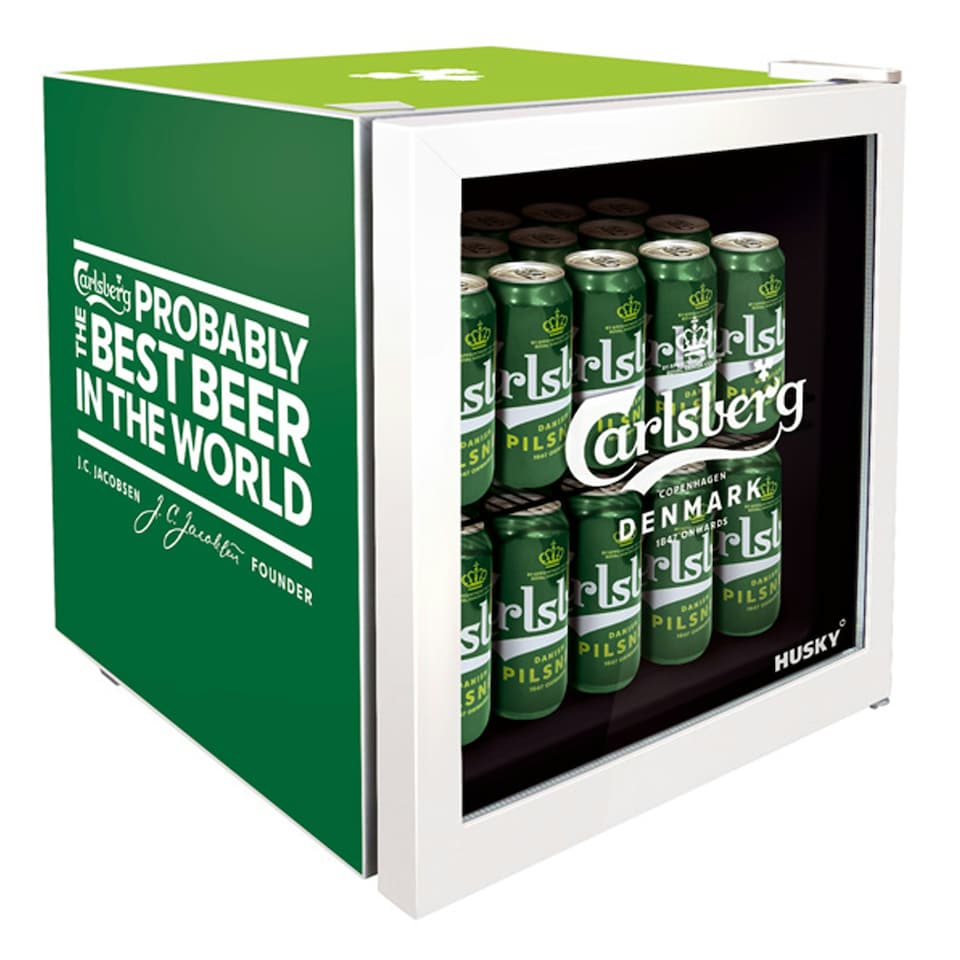 image 1 of Husky Carlsberg Drinks Cooler - Green