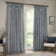 image 2 of Yard Hebden Striped Cotton Navy Pencil Pleat Curtains 229 x 137cm Multi