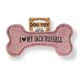 image 1 of History & Heraldry Pre-Personalised Squeaky Bone Dog Toy - Jack Russell
