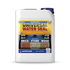Raincheck Universal Water seal - (5L Clear) - Breathable Exterior Brick, Wood, Concrete, Stone Waterproofing Sealer