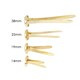 image 2 of Pack of 100 Paper Fasteners 25mm - Butterfly Clips