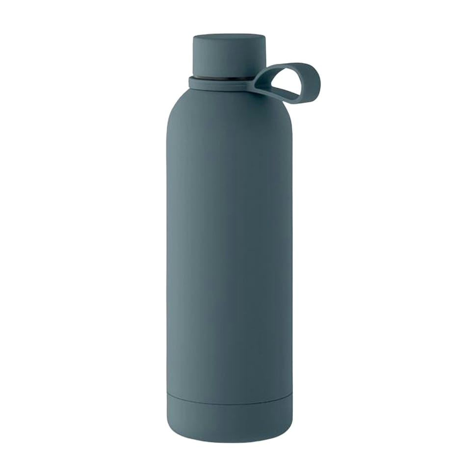 MidOcean Emerald Double Wall 500ml Water Bottle - Petrol - One Size Black | One Size