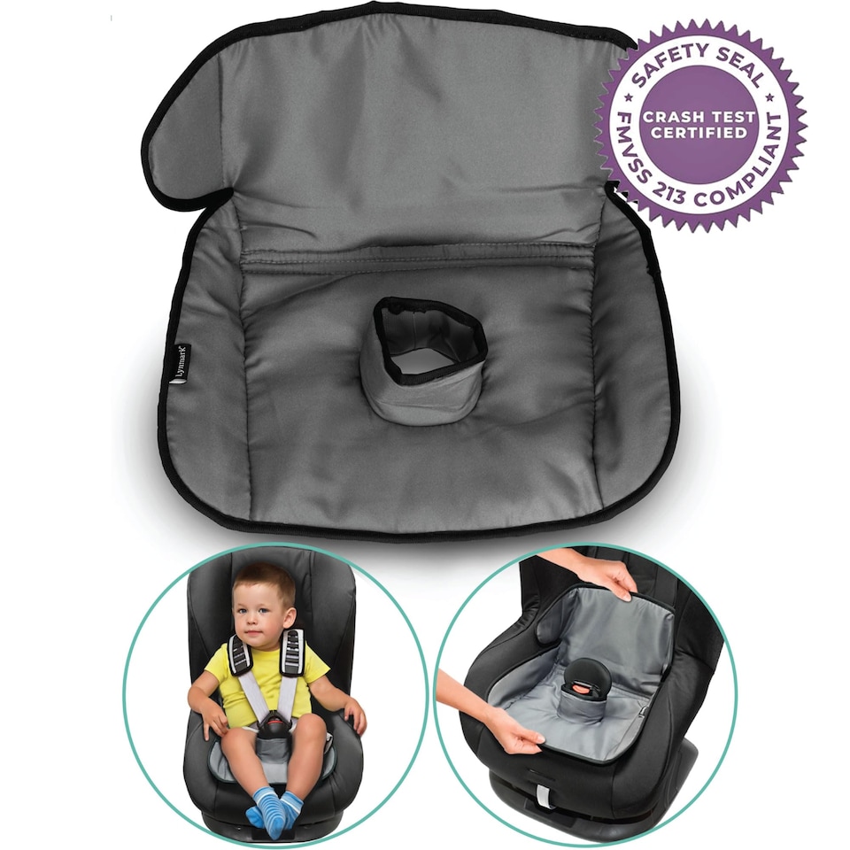 image 1 of Lynmark® Potty Training Car Seat Protector Cover with Middle Buckle Hole, Grey | Grey | Universal | 1
