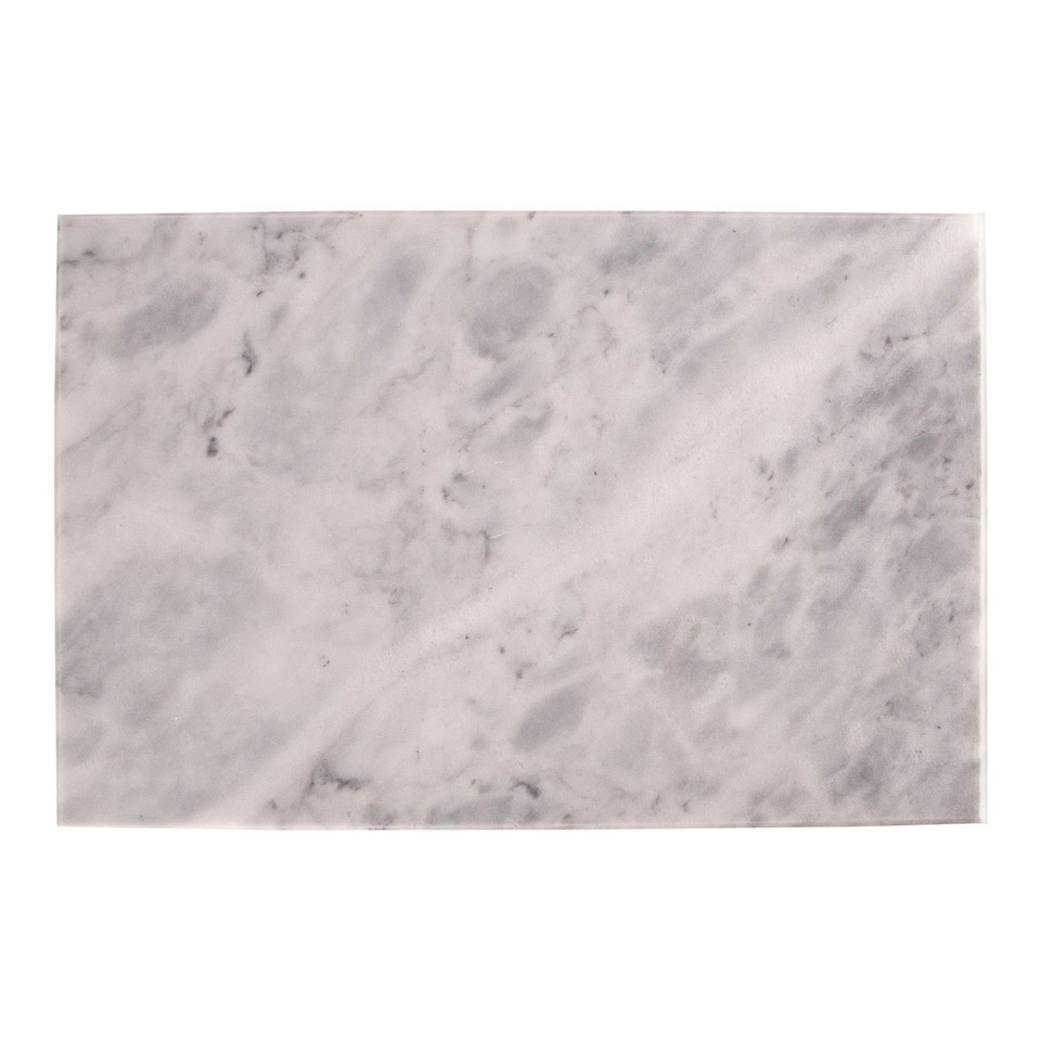 image 1 of Argon Tableware Rectangle Marble Chopping Board - 30 x 20cm White