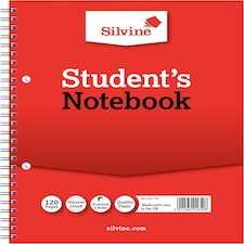 9"x7" Twin Wire Students Notebook (229 x 178mm)