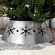 image 8 of HOMCOM Christmas Tree Base Cover with Hollow Snowflake Patterns Xmas Decoration