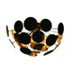 image 3 of Copperhead Black and Copper Semi Flush Sputnik
