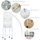 image 3 of PawHut Bird Cage for Budgie Finch Canary Parakeet W/ Stand Sliding Tray White