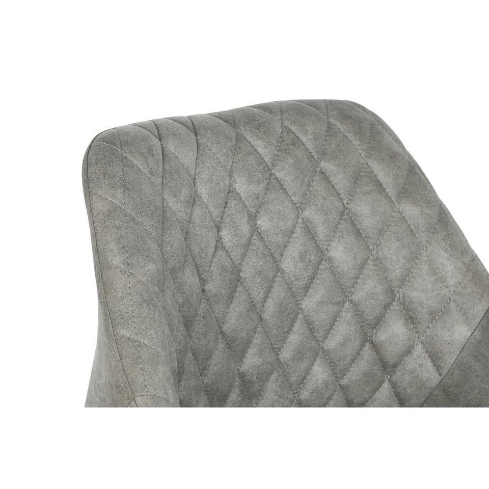image 1 of Chair DKD Home Decor Black Grey 55 x 58 x 83 cm Grey
