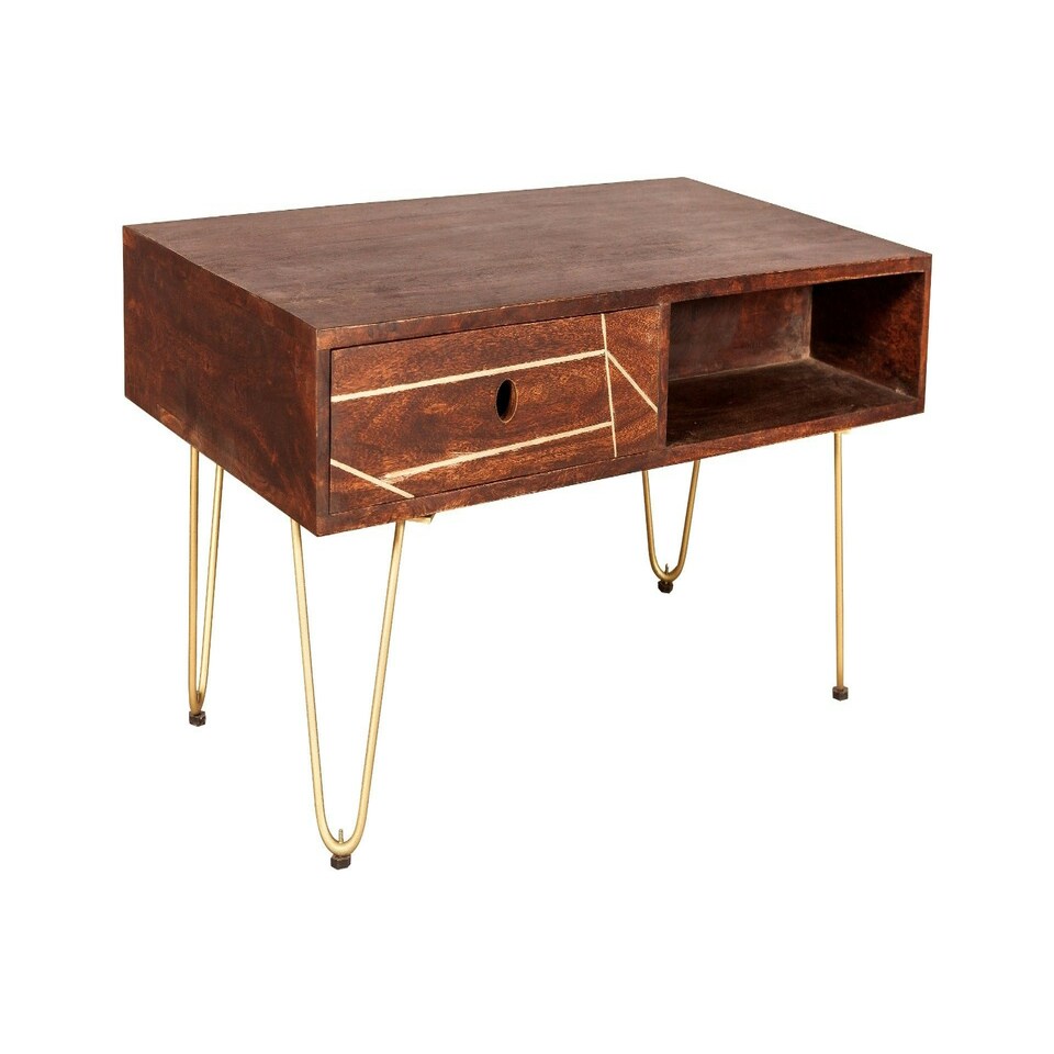 image 1 of Rectangular Coffee Table Bishop Dark Mango Brown