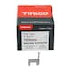 image 3 of Timco - Flat Twin & Earth Cable Clips - Grey (Size To fit 10.0mm - 100 Pieces)