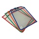 image 3 of Blue Edge Clear Dry Erase Write and Wipe Reusable Sleeve Pocket