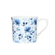 image 6 of KitchenCraft Fluted China Blue Rose Mugs | Blue