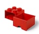 image 2 of LEGO Brick Drawer 4 Stud - Red