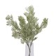 image 5 of Artificial Silver Wattle Leaf - Plastic - L22 x W22 x H73 cm - Green