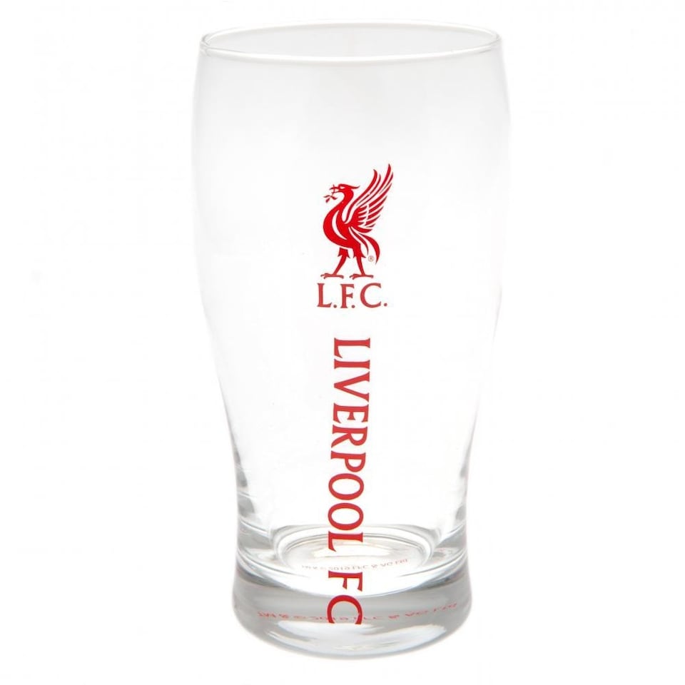 image 1 of Liverpool FC Tulip Pint Glass | Red | Red | One Size | 1