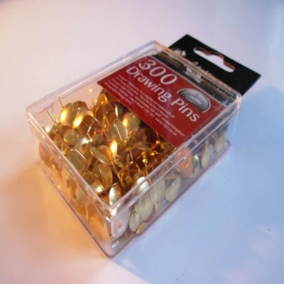 image 1 of Metal Drawing Pins - Box of 300