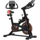 image 1 of HOMCOM 8kg Flywheel Exercise Bike with Adjustable Height, Resistance, Black